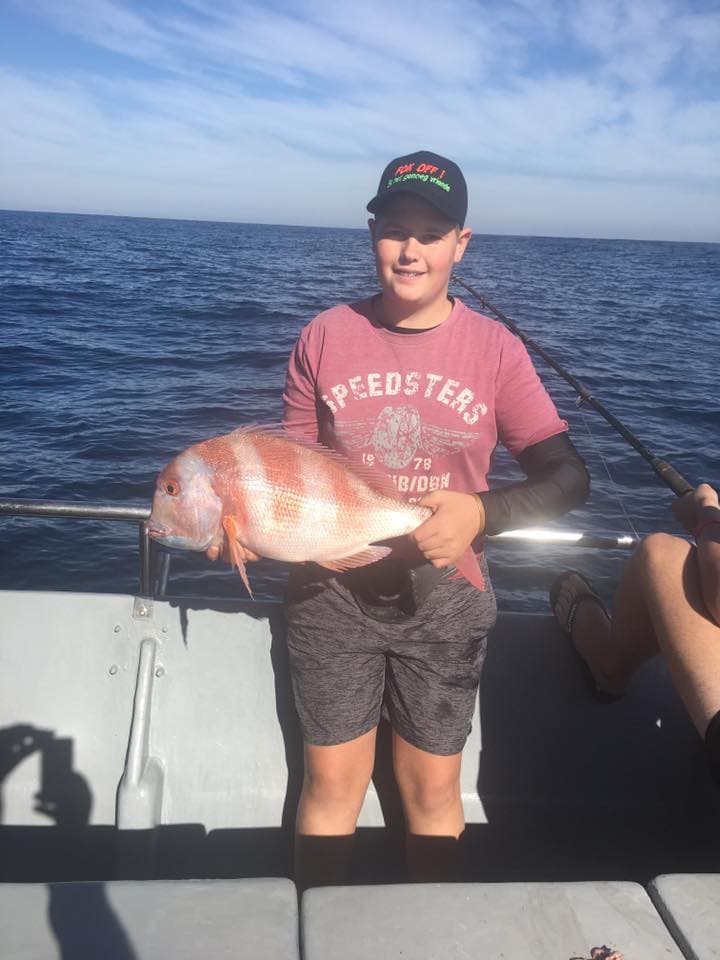 Charter fishing off Rocky Bay